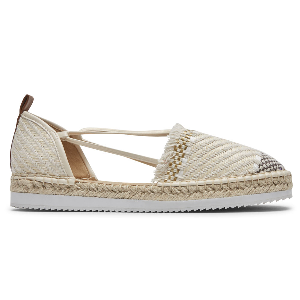 Rockport Singapore Womens Slip-On - Seaview Bungee Beige - HA3798241